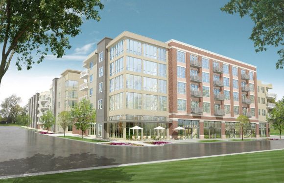 The 317-unit building is scheduled to open in fall 2016.