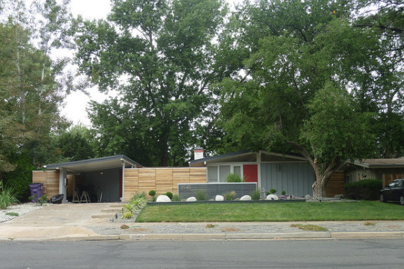 This home on South Lowell Street was designed by architect Cliff May, and was one of several homes surveyed as part of the Discover Denver Harvey Park pilot.