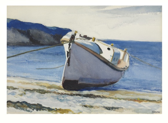 "Coast Guard Boat I" by Edward Hopper.
