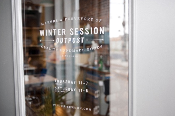 The Winter Session storefront at 2952 Welton St. 