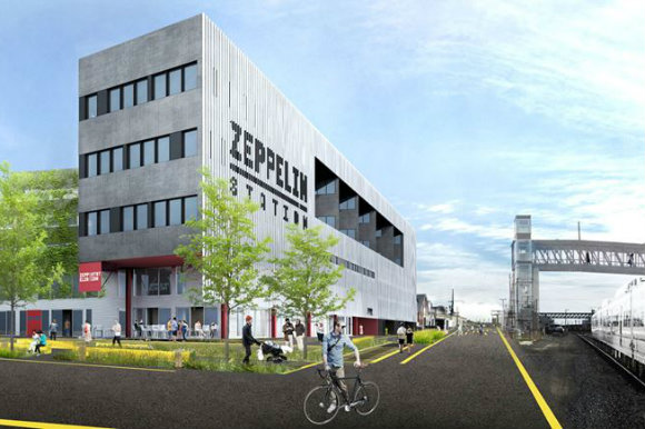 The building is Zeppelin Development's latest investment in RiNo.