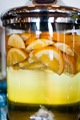 Orange vanilla-infused vodka at Mile High Spirits.