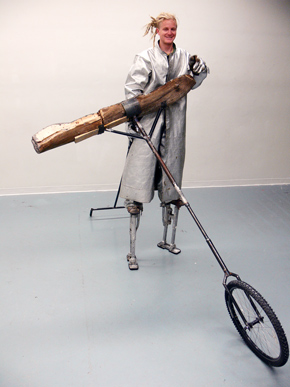 Harry Kleeman and his performance gear for Iron Pour II.