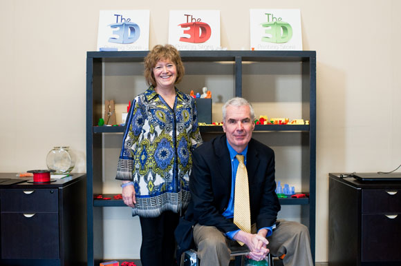 Debra Wilcox and Kenton Kuhn opened The 3D Printing Store in late 2012. 