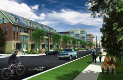 A rendering of the Mariposa redevelopment in La Alma/Lincoln Park. 