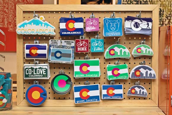 Show your love of Denver through stickers.