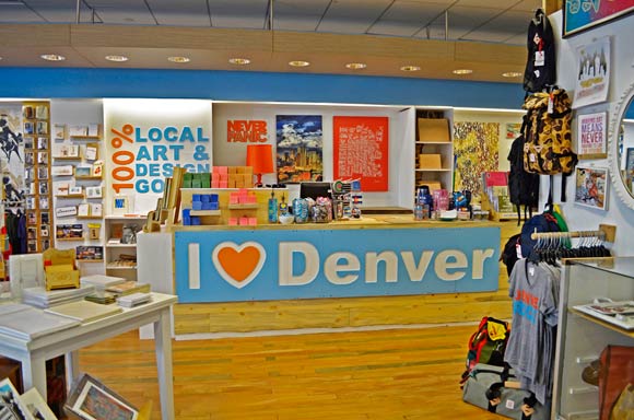 The I Heart Denver Store is located at the Denver Pavilions.