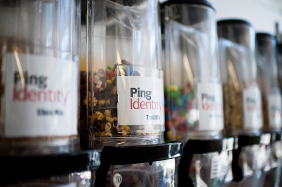Ping Identity offers healthy snacks in the cafeteria.