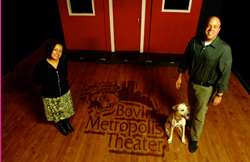 Bovine Metropolis Theater owners Denise Maes and Eric Farone.