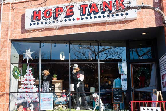 Hope Tank originally opened up in Santa Fe's art district in February 2012 and relocated to Broadway in 2013. 