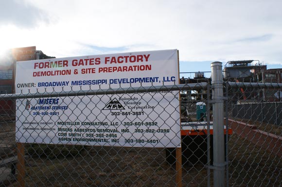 Gates started demolishing the complex in Nov. 2013.