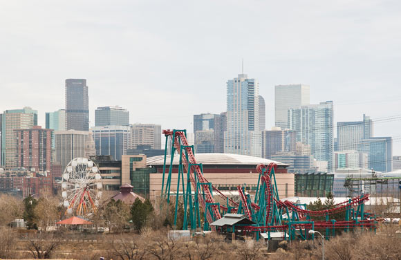 Elitch Gardens is often cited as the only amusement park located in the downtown of a major U.S. city.