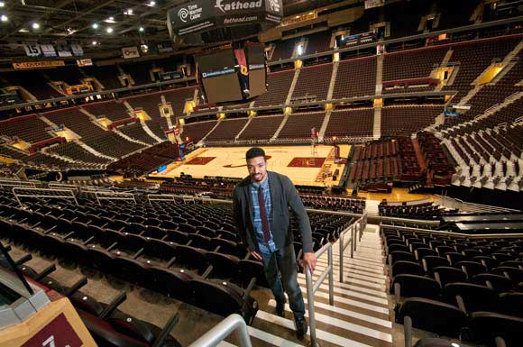 Mark Wright, Corporate Communications Manager at Cleveland Cavaliers.