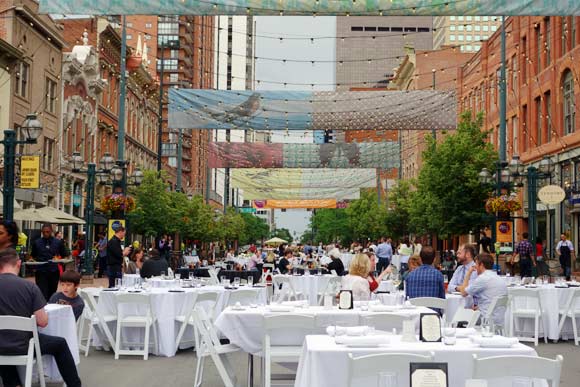 For three summer nights, including Sat. July 19, Larimer Square is closed to cars and open to foodies as Dining Al Fresco takes over the historic block.