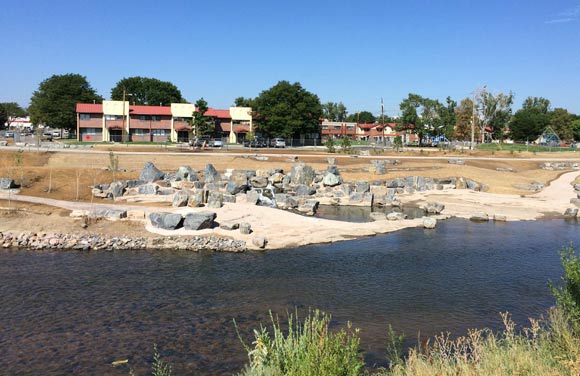 In Sun Valley, the jetty at Weir Gulch represents a return to a more natural state.