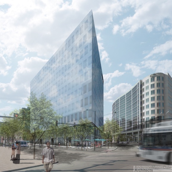 The Triangle Building will provide a gateway between the 16th Street Mall and Union Station.