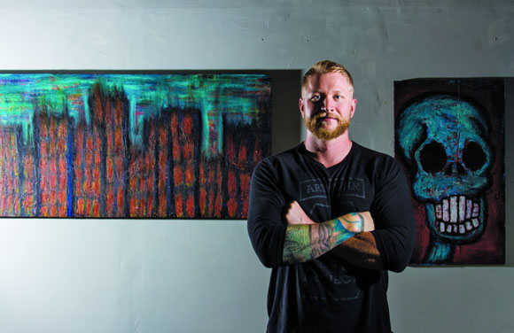 Curtis Bean started leading art therapy sessions in 2013.