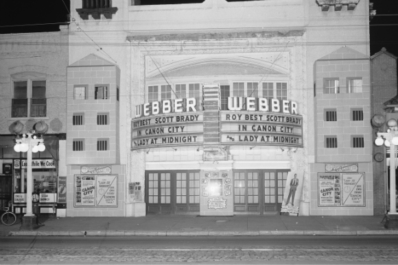 The Webber Theater opened in 1917.