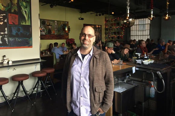 Justin Cucci of Linger and Root Down has lived in LoHi for nine years. 