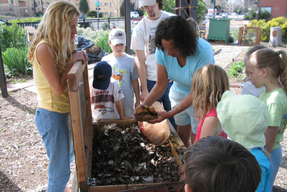 A worm composting program from Denver Public Works and Denver Urban Gardens.