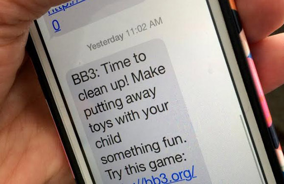 Bright by Text's messages provide tips for parents of young children.