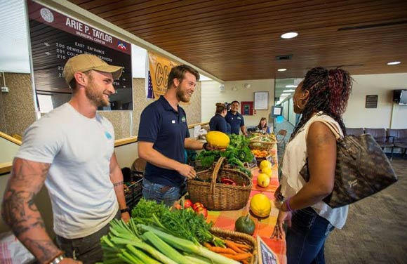 Veterans grow and sell fresh produce in partnership with Denver Botanic Gardens.