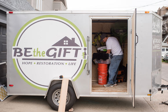With three trailers, Be the Gift will be able to tackle three projects every weekend.