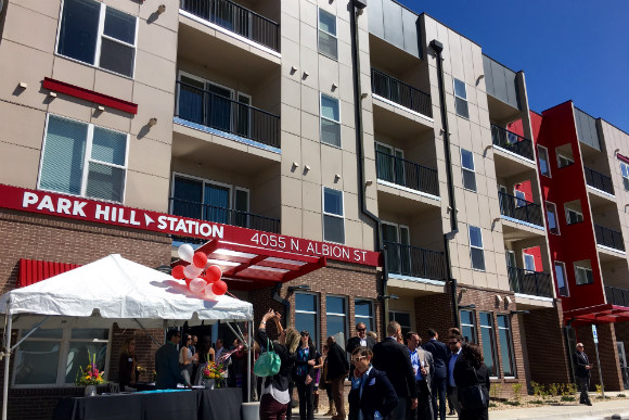 Park Hill Station Apartments is the first phase of Park Hill Village West.