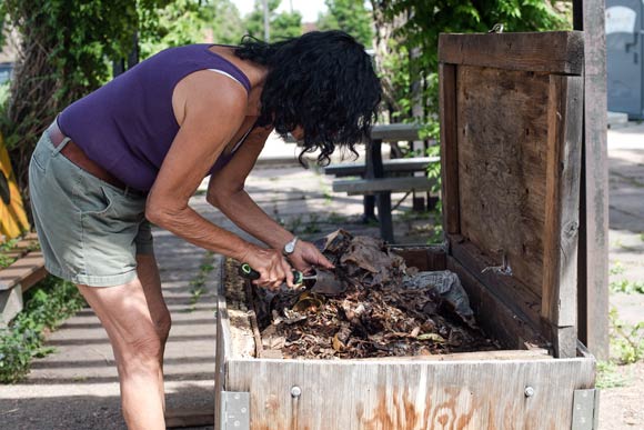 Judy Elliott of Denver Urban Gardens has been teaching backyard composting for 25 years.
