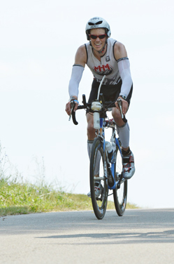 Eric Gutknecht has competed in four Ironman competitions.