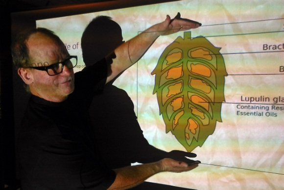 Brewer Bob Malone discusses hop anatomy.