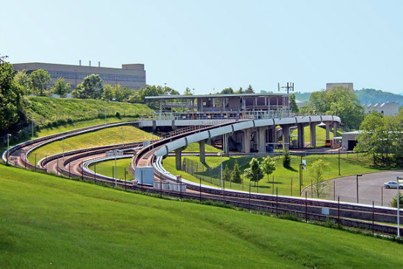 The PRT system in Morgantown opened in 1970.