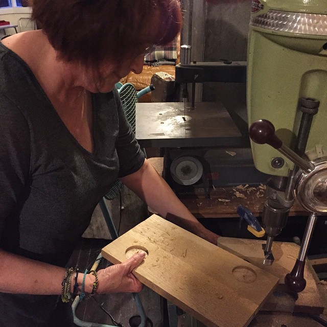 Craftsman & Apprentice's inventory includes a drill press.