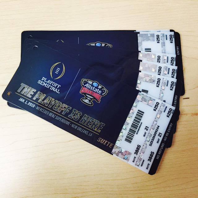 SuiteHop tickets to the Super Bowl.