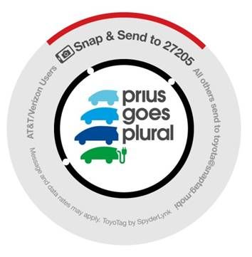 A SnapTag for the Toyota Prius.