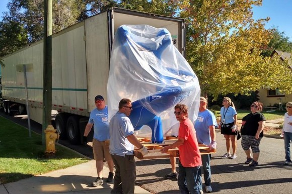 More than 200 volunteers are expected to help build the new playground.