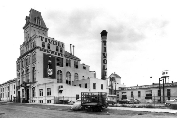 The original Tivoli brewed in what is now the student union from the 1880s until the 1960s.