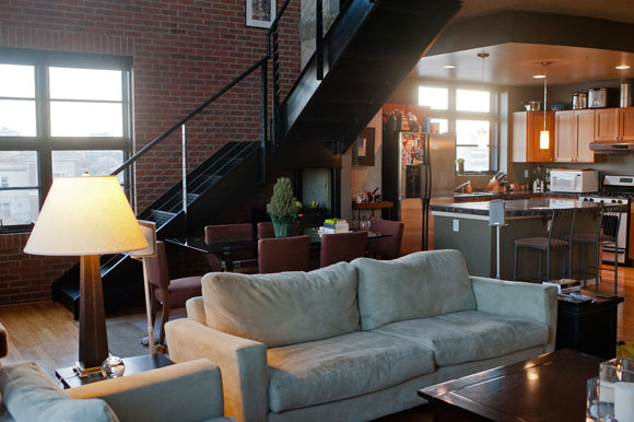 A loft in Uptown.