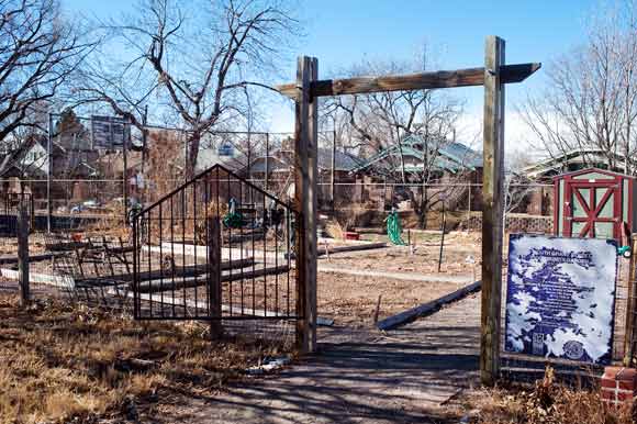 One of the more than 125 community gardens supported by Denver Urban Gardens.