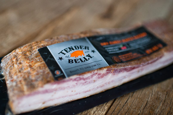 Tender Belly maple bacon. 