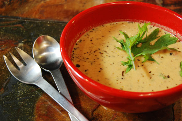 House-made soup at mmm...coffee.