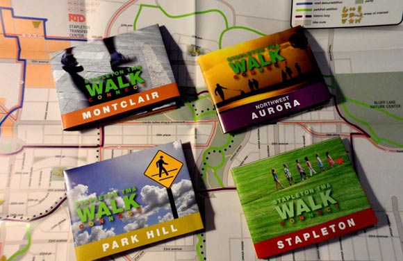 Walk2Connect's walking maps of northeast Denver neighborhoods.  
