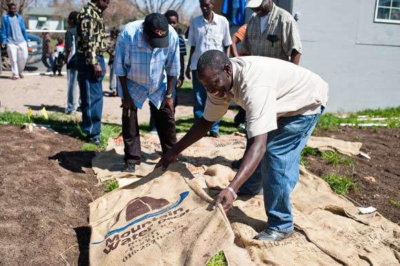 The Somali Bantu get ready to plant their first spring crops at the Bantu Urban Farm in Denver’s Westwood neighborhood.