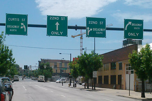 The Arapahoe Square plan includes possible changes to Broadway.