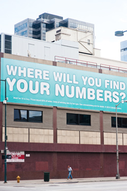 Another portion of the project will be projected on the old U.S. Social Security Administration building. 