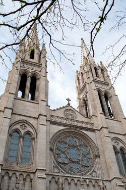 The Cathedral Basilica of the Immaculate Conception.