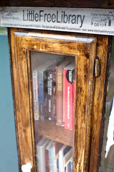 One of the Little Free Libraries stands at 605 S. Logan St. in West Wash Park.