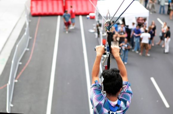 Another view of the 2012 zipline.