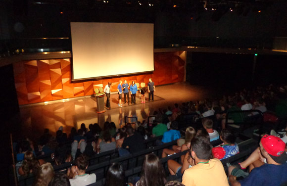 Bovine cast puts on a private performance at Colorado State University.