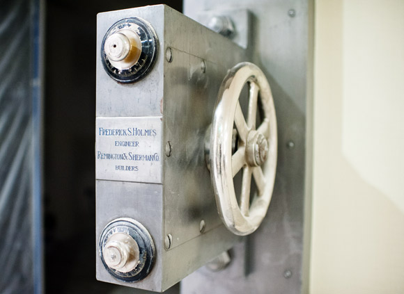 The original vault doors remain part of the Renaissance Denver Downtown City Center. 